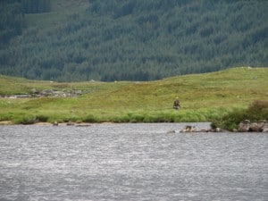 sharing Scotlands rivers - fishing and canoeing