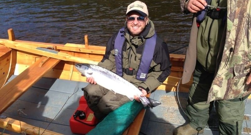 salmon on the river tay
