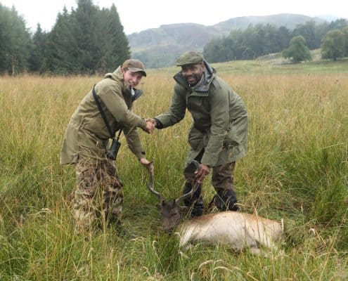hunting scottish highlands