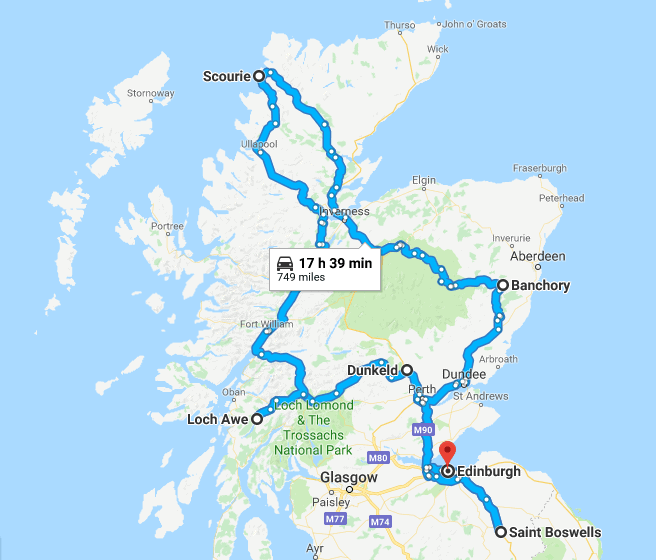 2019 fishing tour of Scotland