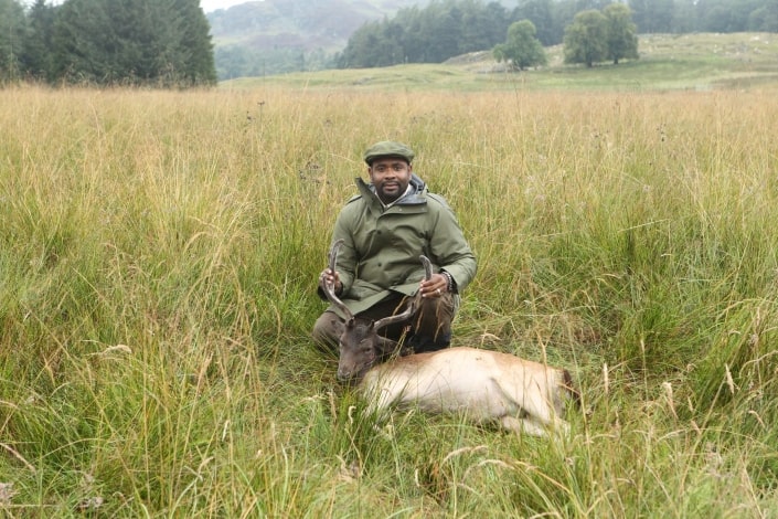 fallow buck hunt highland holiday