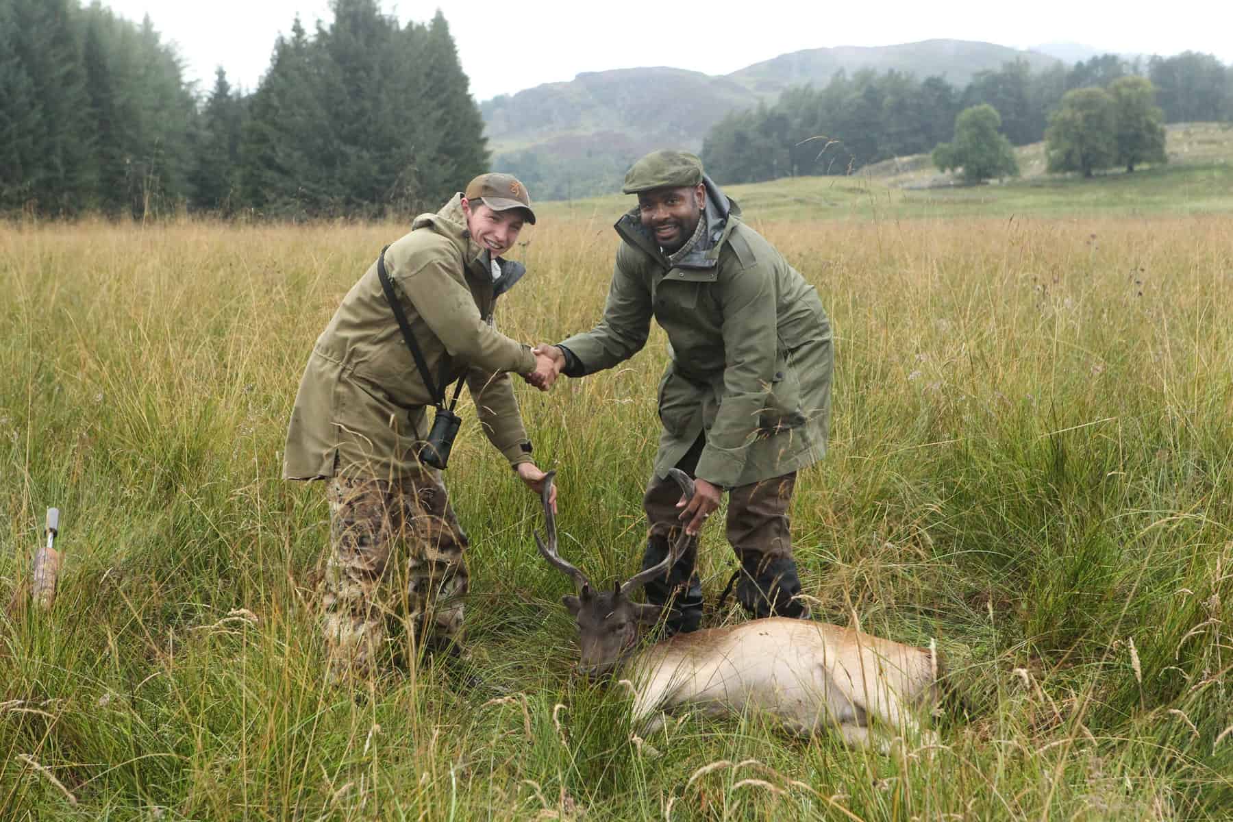 fallow buck hunting tour of Scotland