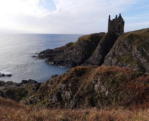 Dunskey castle near Portpatrick