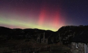 norther lights Scotland private island hunting
